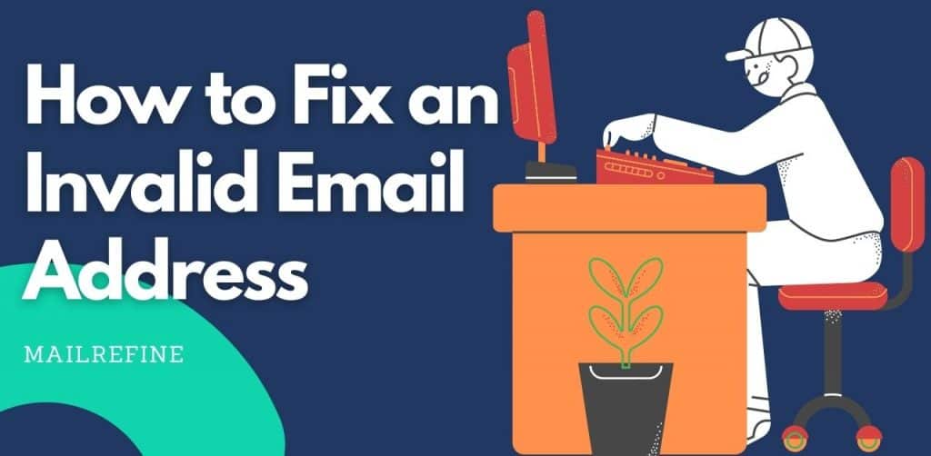 How to Fix an Invalid Email Address