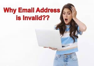 email address format invalid eso