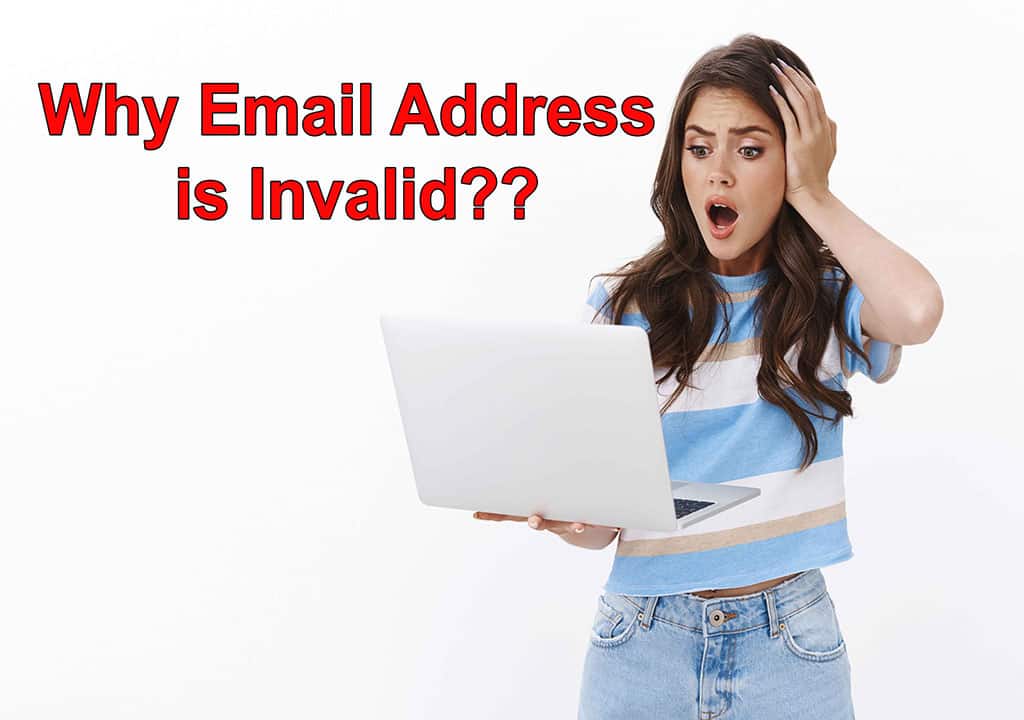 why email address is invalid