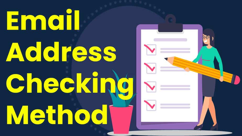 Email address checking method