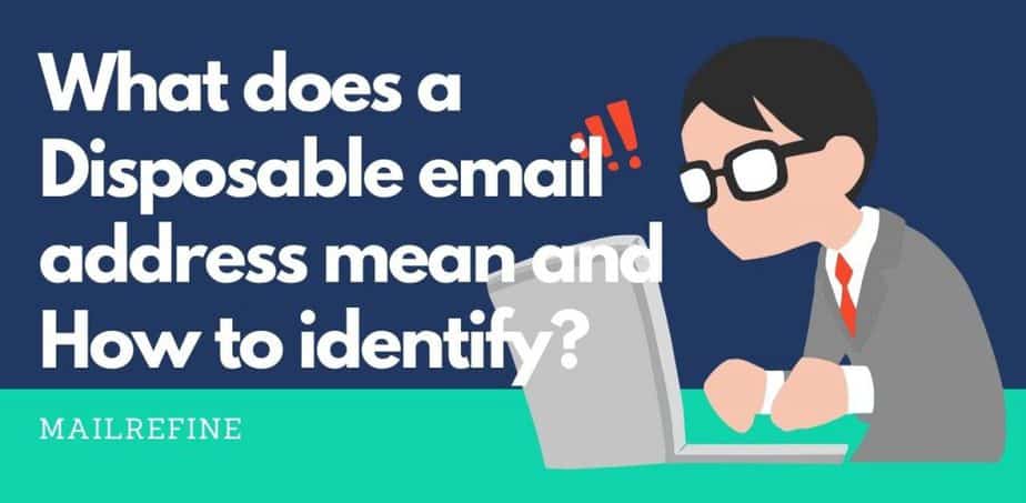 What does a disposable email address mean