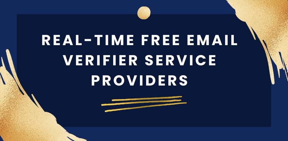Real Time Free Email Verifier Service Providers